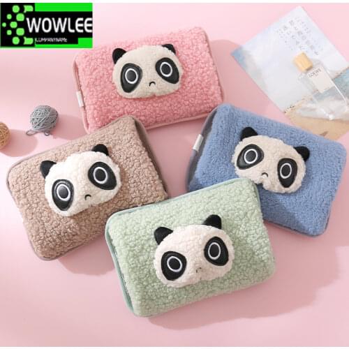 Creative Dot Hot Water Bag Electric Winter Hand Warmer Hot Water Bottle Hand Rechargeable Velvet Hot-water Bag