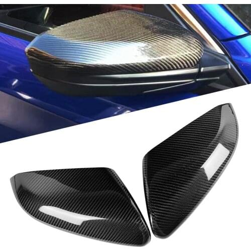 For Honda Civic 2016 2017 2018 2019 2020 Car Door Side Mirror Cover Carbon Fiber Rearview Mirrors Cap 1Pair