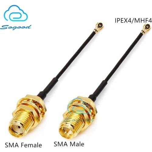 MHF4 IPEX U.FL IPX MHFIV to RP-SMA Female SMA male 15cm Pigtail for NGFF M.2 7260NGW 8260NGW M2 Card Intel WIFI Wireless Board
