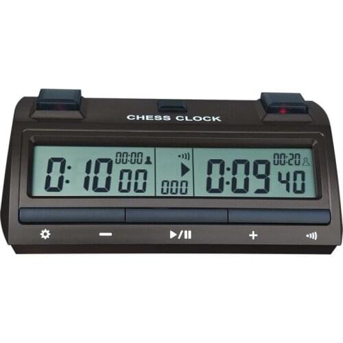 Multifunction Digital Chess Clock Intelligent Count Up Down Timer Electronic Chess Board Game Competition Alarm Clock Bonus Time