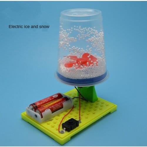 Science Technology Primary Students Scientifically Invent DIY Assembly Multicolor Self-made Creative Paper Small Cup Table Lamp