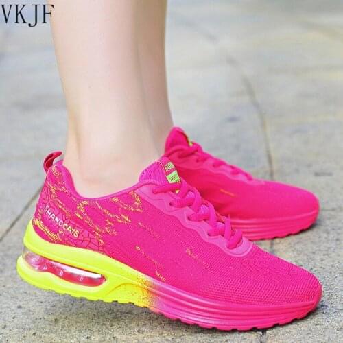 New 2021 Womens Running Shoes Comfortable Breathable Ladies Sneakers Casual Outdoor Non-slip Wear-resisting Women Shose
