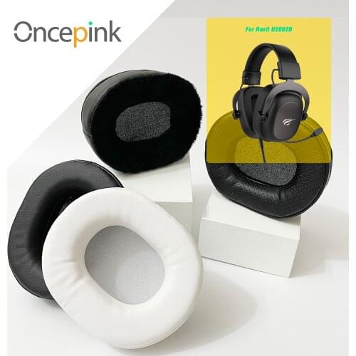 Oncepink Replacement EarPads For Havit H2002D Headphone Ear Cushion Repair Parts Earphones Accessories