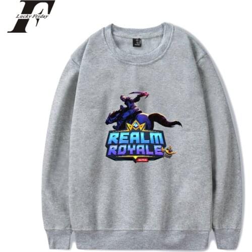 Coat Aikooki New Realm Royale Sweatshirts Hot Survival Game Steelers Spring Hoodies Regular Style Sweatshirts Clothes Plus Size