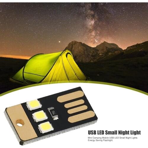 Mini Camping Lamp Portable Skillful Manufacture Ultra-thin Mobile USB LED Ambient Energy Saving Flashlight Night Light