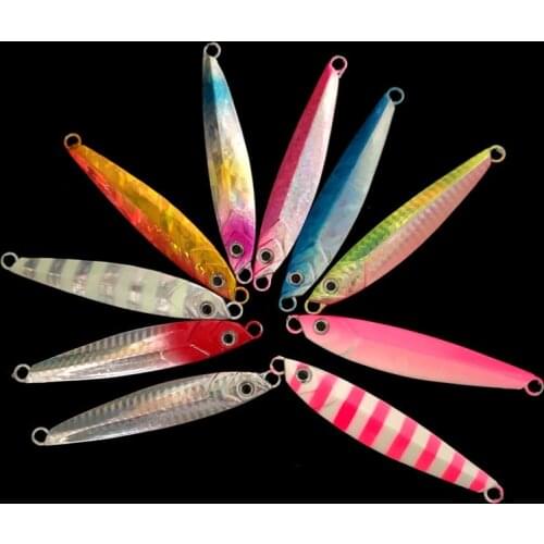 Fishing jig isca artificial Metal jig Jigging Lure fishing lure slow jig lure 7g10g15g20g40g 60g 80g 100g jig pesca fishing bait