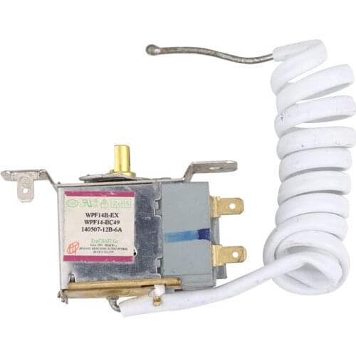 WPF14B-EX Refrigerator Thermostat,3 Feet Freezer Temperature Controller Switch, Refrigerator Accessories