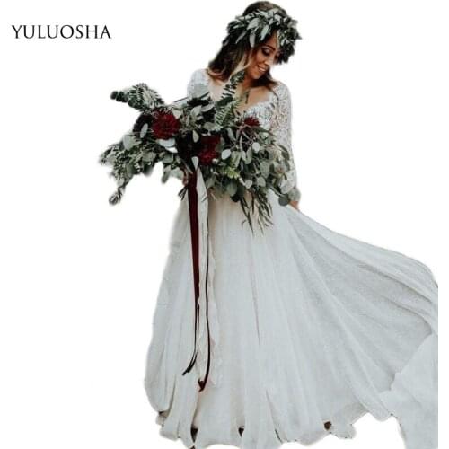 YULUOSHA Chiffon Wedding Dresses
