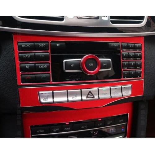 1pc For Benz E class 2014-2016 year E200/260/300 Central control air conditioner key board decorative plaster CD panel trim