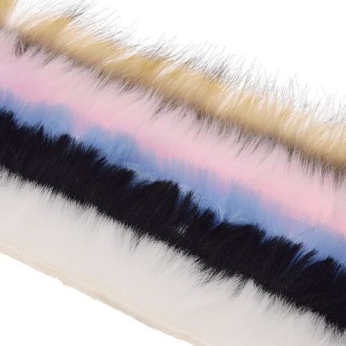 1 Yard Artificial Fur Fluffy Trimming Sewing Costume Crafts DIY Apparel Quilting Supplies For Garment Accessories
