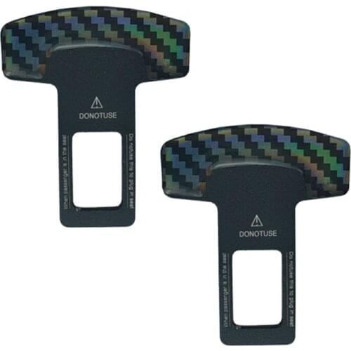 2 Pcs Safety Seat Belt Buckle Alarm Noise Stopper Replacement Car Seatbelt Silencers for Auto Interior Accessories