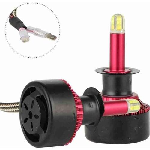 2pcs Car LED Headlight 20000LM 6500K 200W H1 H7 H8 / 9/11 9005 9006 Waterproof IP68 Lamp Vehicle Front Fog Light Bulb Kits