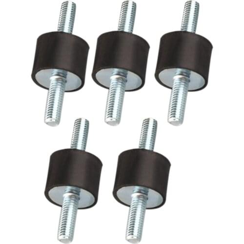 5pcs/set New 15*20mm M6 Anti Vibration Rubber Mounts Isolators Bobbins Silentblock