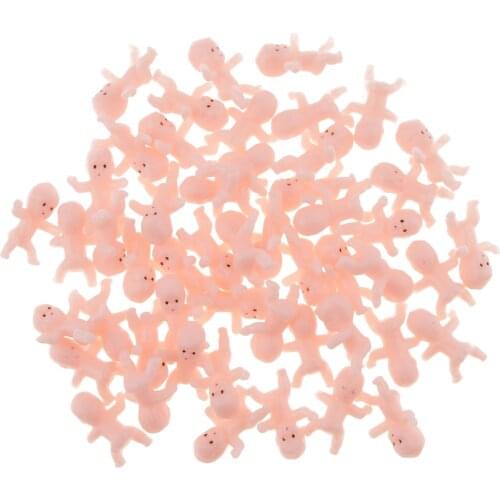 50pcs Colorful Baby Doll Mini Baby Doll Kid Party Favors Baby Shower Decor