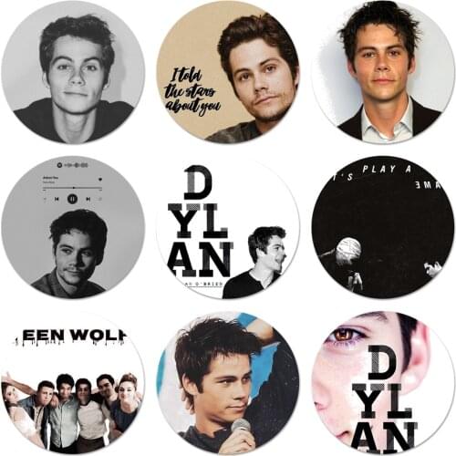 58mm Teen Wolf Dylan Obrien Badge Brooch Pin Accessories For Clothes Backpack Decoration gift