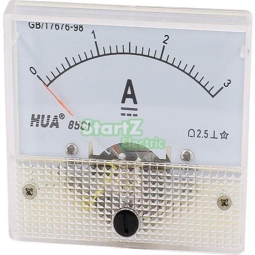 DC Analog Meter Panel 3A AMP Current Ammeters 85C1 0-3A Gauge