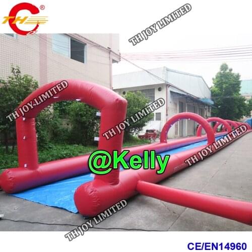 Free air shipping 60m long inflatable water slide for sale, inflatable slip n slide, custom make inflatable city slide for sale