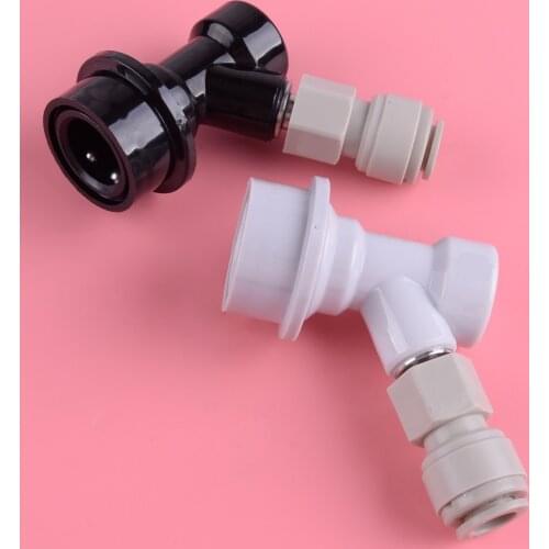 Keg Threaded Homebrew Ball Lock Disconnect & John Guest 3/8" Disconnect Connector fit for Cornelius Corny Coupler