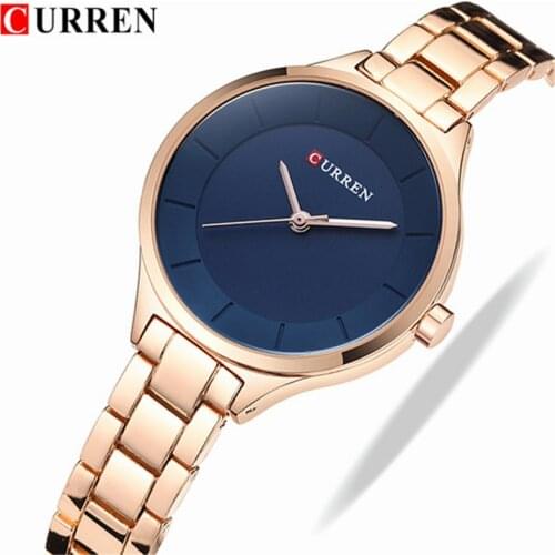 CURREN New Fashion Creative Women Watches Dress Ladies Bracelet Watch Luxury Brand Female Clock Full Steel Wristwatch Gifts