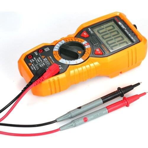 True RMS Digital Multimeter PEAKMETER PM18C AC/DC Voltage Current Resistance Meter Capacitance Frequency Temperature NCV Tester