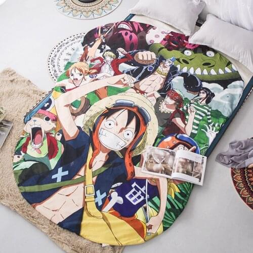 Fashion 3D Japan cartoon Anime one piece Childrens boys summer thin quilt twin full queen king size irregular bedroom kids gift