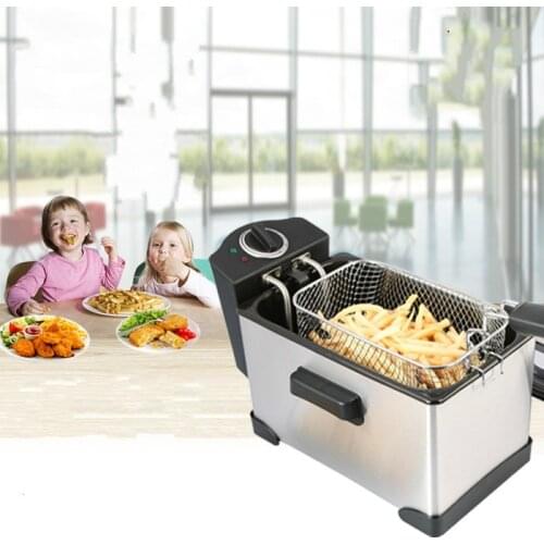 Electric Deep Fryers frying pan square oil fryer commercial separated thermostatic electricity blast furnace household.NEW