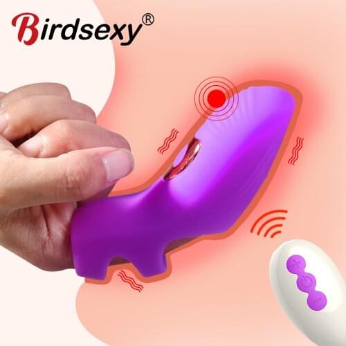 G-Spot Finger Clit Vibrator Female Clitoris Stimulator Erotic product Goods For Adults Remote Control Sex Toys For Women Couples