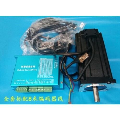 Hybrid Servo HBS86H Driver WITH motor Closed-loop Stepping Motor 86HSZ8N 8.5NM