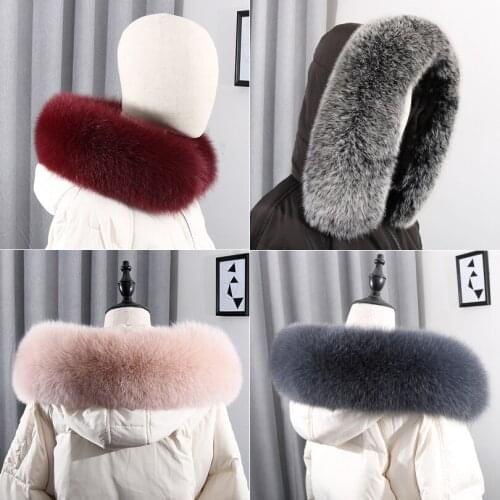 Jkp winter womens real fur shawl scarf warm fur collar exquisite accessories shawl winter gift real fox fur popular style