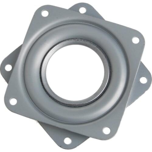 Square Bearing Swivel Plate Lazy Susan Turntable 3"/4"/6" TV Rack Desk Tool