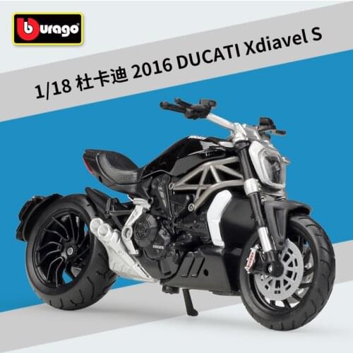 Maisto NEW 1:18 2016 DUCATI Xdiavel Alloy Diecast Motorcycle Model Workable Shork-Absorber Toy For Children Gifts Toy Collection