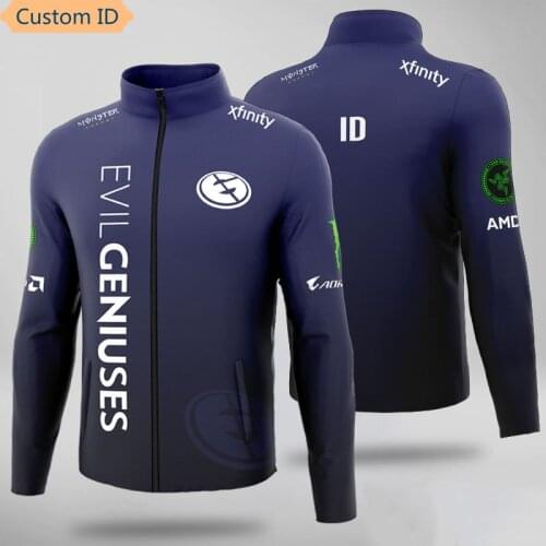 DOTA2 E-Sports Team Evil Geniuses Uniform Jerseys Jacket Top Quality Custom ID EG Hoodies Men Women Streetwear Hoodie Sweatshirt