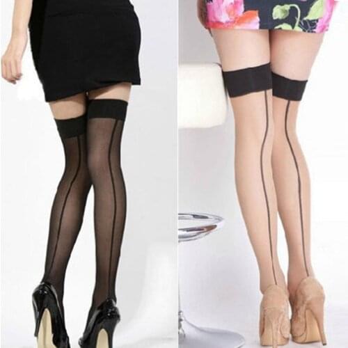 New Hot Summer Women Thigh High Stocking Over The knee Socks Sexy Hosiery Stay Up Stockings SMR88