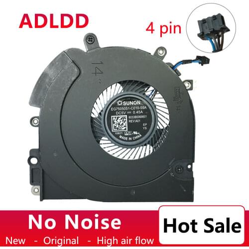 New Original Laptop CPU Cooling Fan for HP EliteBook 840G5 840 G5 G6 ZBOOK 14U G5 G6 Cooler fan EG75050S1-C010-S9A