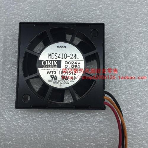 ORIX MDS410-24L DC 24V 0.09A 42x42x10mm 3-wire Server Cooling Fan