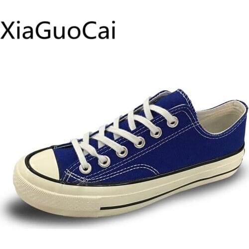 Harajuku Style Couples Casual Shoes Retro Solid Summer Breathable Male Canvas Shoes Unisex Flat Sneakers