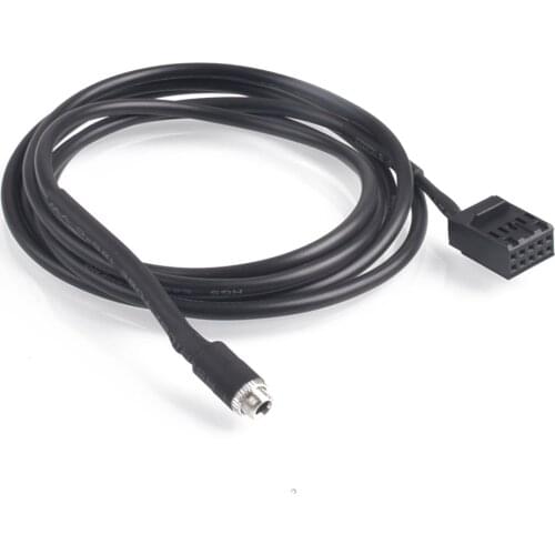 For BMW 3 E46 320i 323i 325i CD Female 3.5mm AUX in Adapter Cable For MP3 Phone