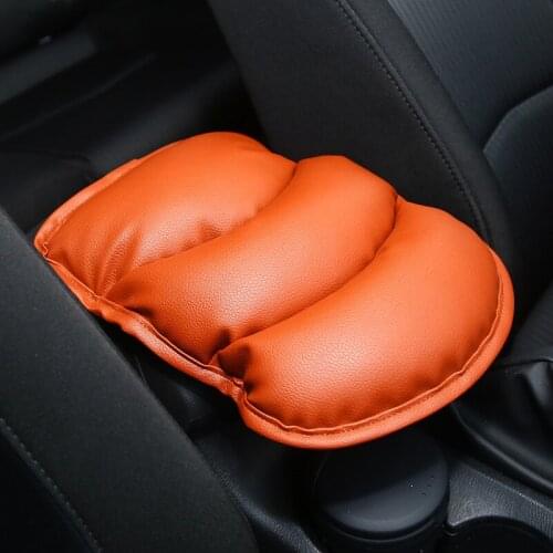 Car Center Armrest Pad Thickened Leather Armrest Box Cushion Compression Resistance Shock Absorption Environmental Protection