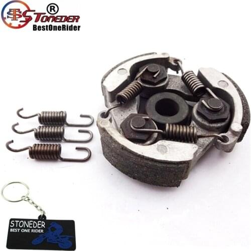 STONEDER Clucth Pads Springs No Keyway For 2 Stroke 47cc 49cc Engine Parts Chinese Dirt Bike ATV Minimoto 4 Wheeler Pocket Bike