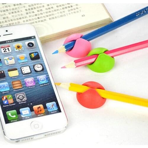 Attractive Cable Clip Desk Tidy Wire Drop Lead USB Charger Cord Holder Organizer Holder Line Accessories LX4505