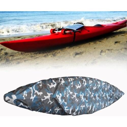 X Autohaux Professional Kayak Storage Cover Universal Kayak Cover Canoe Boat Waterproof UV Resistant Dust Storage Cover Shield