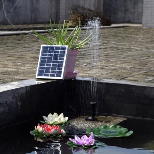 150L/H Outdoor Solar Powered Fountain Pump Kit with Tilting Stand Garden Bird Bath Solar Water Pump for Pond Pool