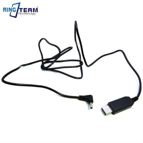 USB Cable to DC 3.5mm Built-in Mini Adapter Convert Fits DC 5V Power Bank for CD / Tachograph / GPS / Dongle