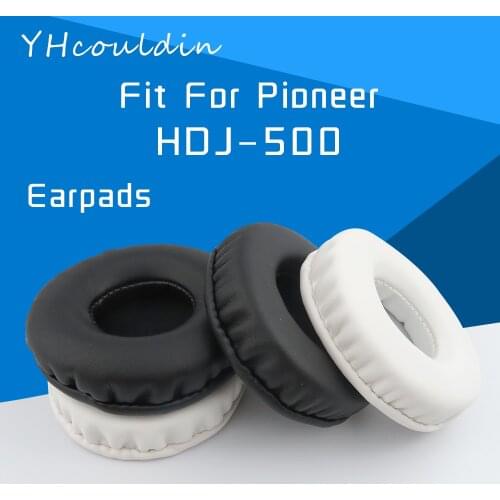 YHcouldin Earpads For Pioneer HDJ500 HDJ-500 Headphone Accessaries Replacement Wrinkled Leather