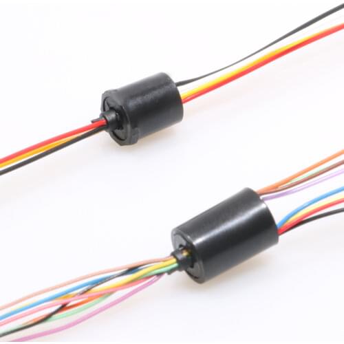 1pc 1A 8CH 4CH Circuit Conductive Slip Ring Micro Rotary Connector Rotating Slipring Dia 8.5mm PSR-TS Electric Collect Ring