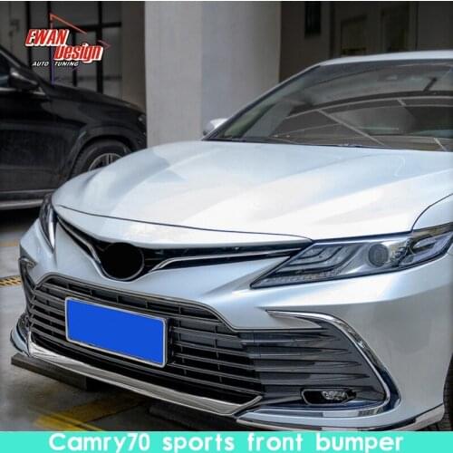 1Pcs/Set New Style Bumper New Type Front Bumper Bumperlip Guard Bumper Sports front Bumper For Camry 2018 Camry70