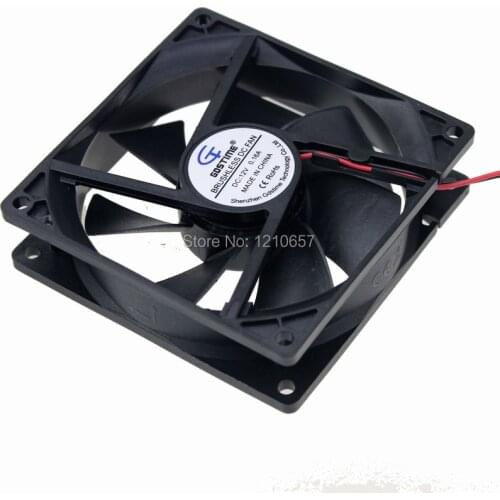 1PCS Gdstime 92mm X 25mm 9cm Ball Bearing DC 12V Server Square Axial Cooling Fan