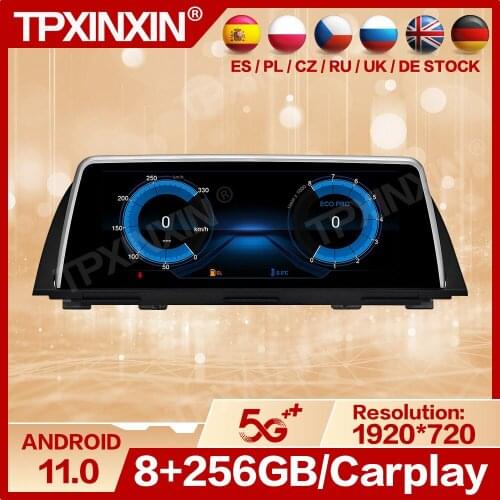 256G 10.25'' Multimedia Android 11 Player Auto Car Radio Stereo For BMW 5 Series F10 F18 GPS Navigation Video Receiver Head Unit
