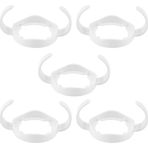 5pcs New Bottle Grip Handle For Avent Natural Wide Mouth PP Glass Feeding Bottles Milk Bottle Baby Feeding