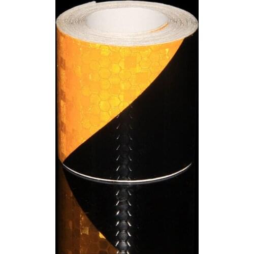 5cm*3m Arrow Reflective Tape Stickers Safety Mark Car Motorcycle Bicycle Styling Self Adhesive Sticker Warning Conspicuity Tapes